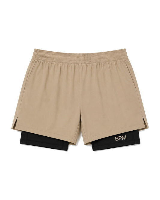 Shorts Movimiento Beige